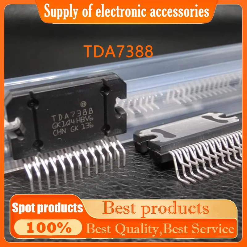 Original TDA7388 car audio amplifier commonly used vulnerable chip 4*41W audio power amplifier ZIP-25 module