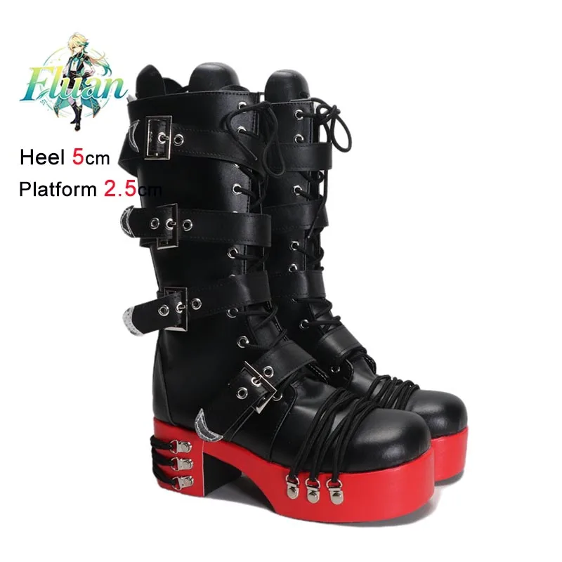 

Cosplay Shoes Mid-calf Boots Halloween Game Anime Costume Custom Themed Events Thick Soled Boots Men And Women Styles Available