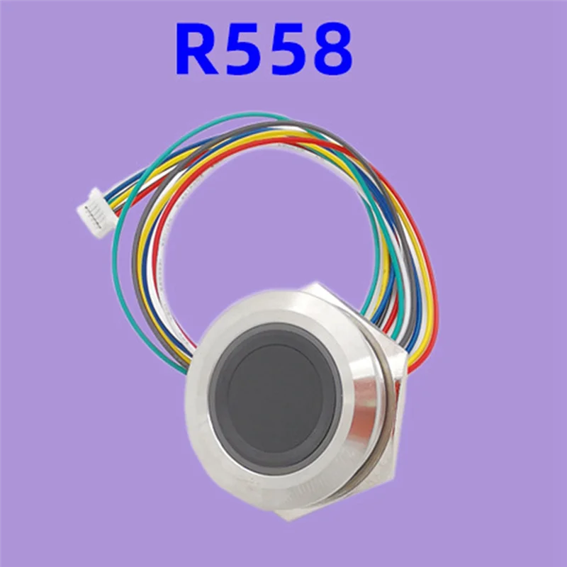 AED5-R558 Modul Sidik Jari Konduktor Perangkat Pintar Modul Identifikasi Sidik Jari Sensor Sidik Jari Konduktor R558
