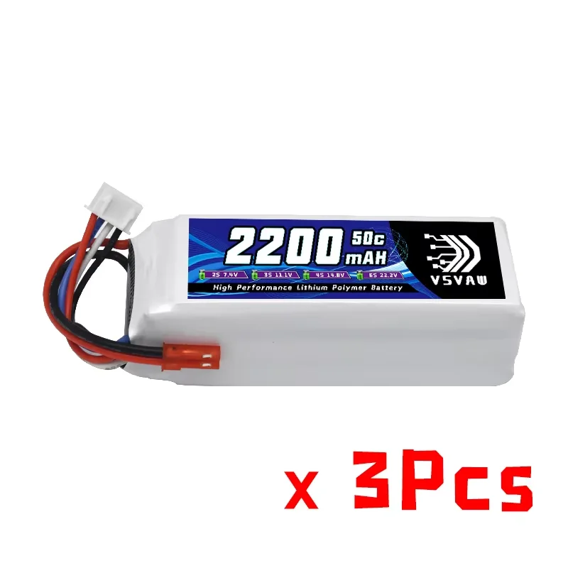 VSVAW 3S Lipo Battery 11.1V 2200mah RC Battery with XT60 Connector 90C For RC Truck Car Drones UAU Airplane DIY Racing image 3