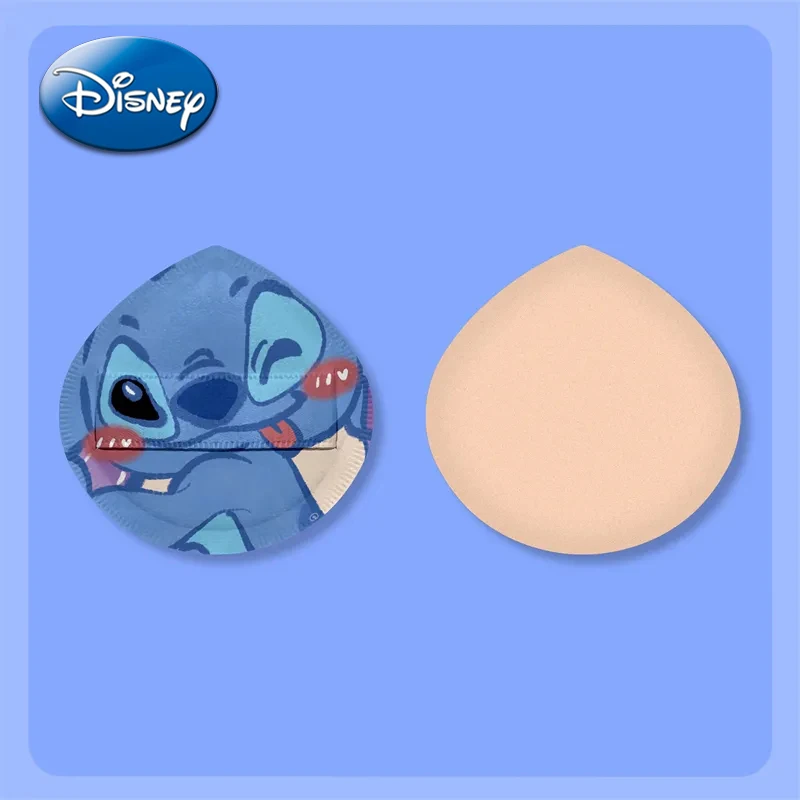 Disney Stitch Powder Puff Air Cushion Cute Soft Sponges Concealer Foundation Rouge Makeup Tools Wet Dry Use Water Droplet Shape