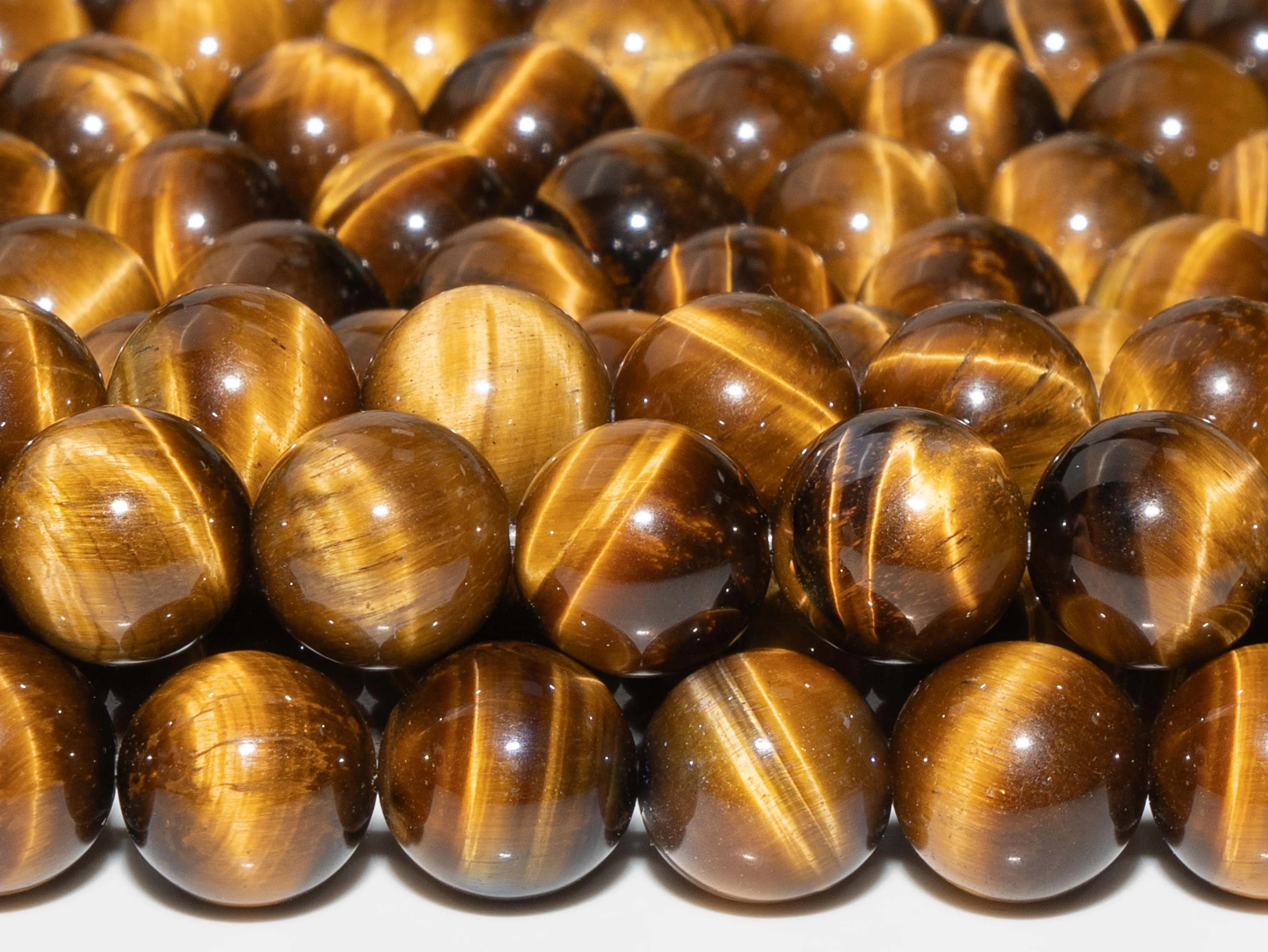 Wholesale Yellow Tiger Eye Beads Gemstone Loose Beads Round Shape Natural Stone Size Options 4/6/8/10/12mm for Jewelry Making