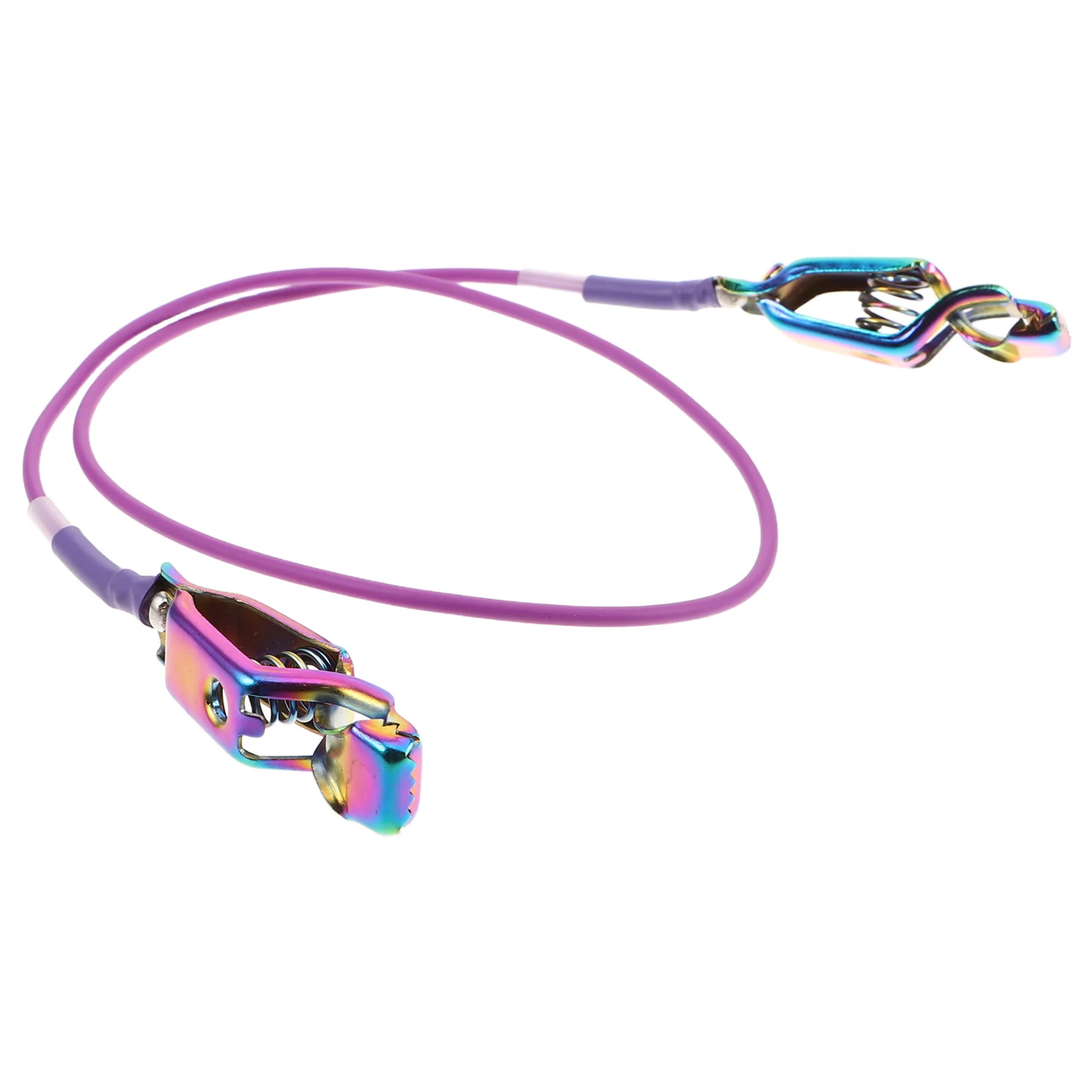 

Fencing Foil Body Cord Blue Mask Cable Stainless Steel Clamp High Visibility Stable Performance for Epee Foil Training