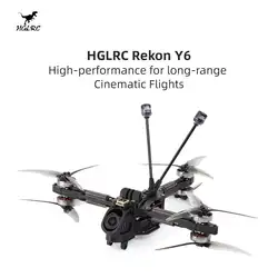HGLRC Rekon Y6 5inch Long Range Quadcopter FPV Drone Analog / Moonlight Kit / O4 Pro Version SPECTER F722 40A 2004 1800KV 6S