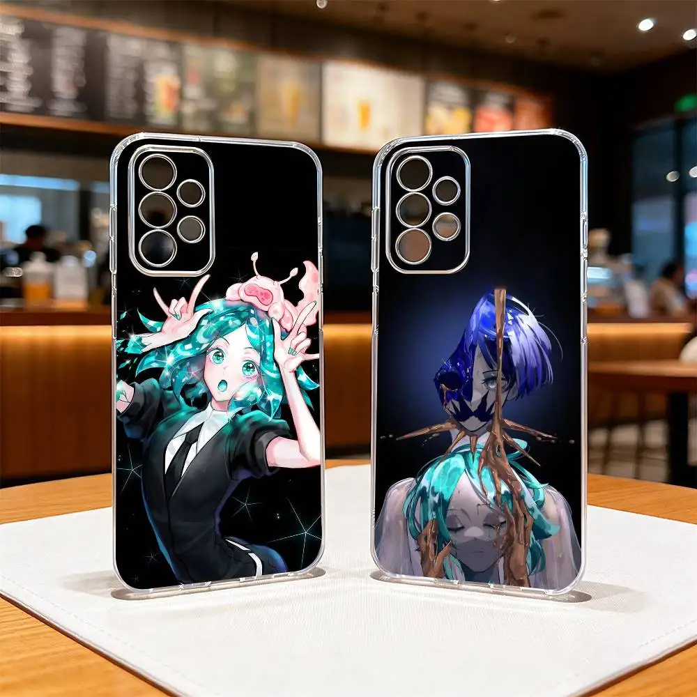 Land Of The L-Lustrous Phosphoph Phone Case Transparent Silicone Soft For Samsung S25,S24,S21,S22,S23,S30,Ultra,S20,Plus,Fe