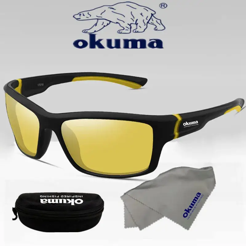 Okuma UV400 Fishing Sunglasses Men's Driving Shades Male Sun Glasses Hiking Fishing Classic Sun Glasses UV400 Eyewear - Image 9