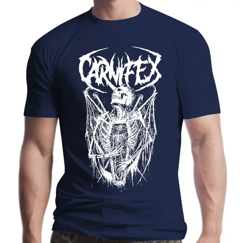 2024 Fashion Mens Short Sleeve T shirt Cotton T Shirts New Carnifex Riddick MenBlack  men clothing  graphic t shirts  harajuku