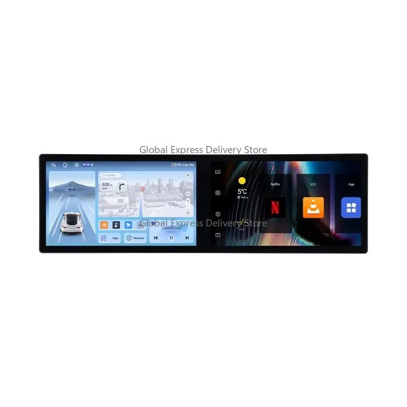 

23 Inch Android Car Gps Navigation 8Core Player Dual Screen 2010-2017 Screen Carplay 360 Camera DSP Autoradio