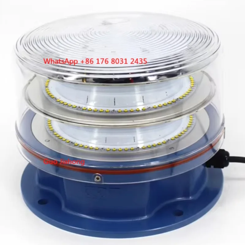 

Universal AC/DC L-864/L-865 Flashing Red and White Medium Intensity System Obstruction Light GPS Receiver for Synchronisation