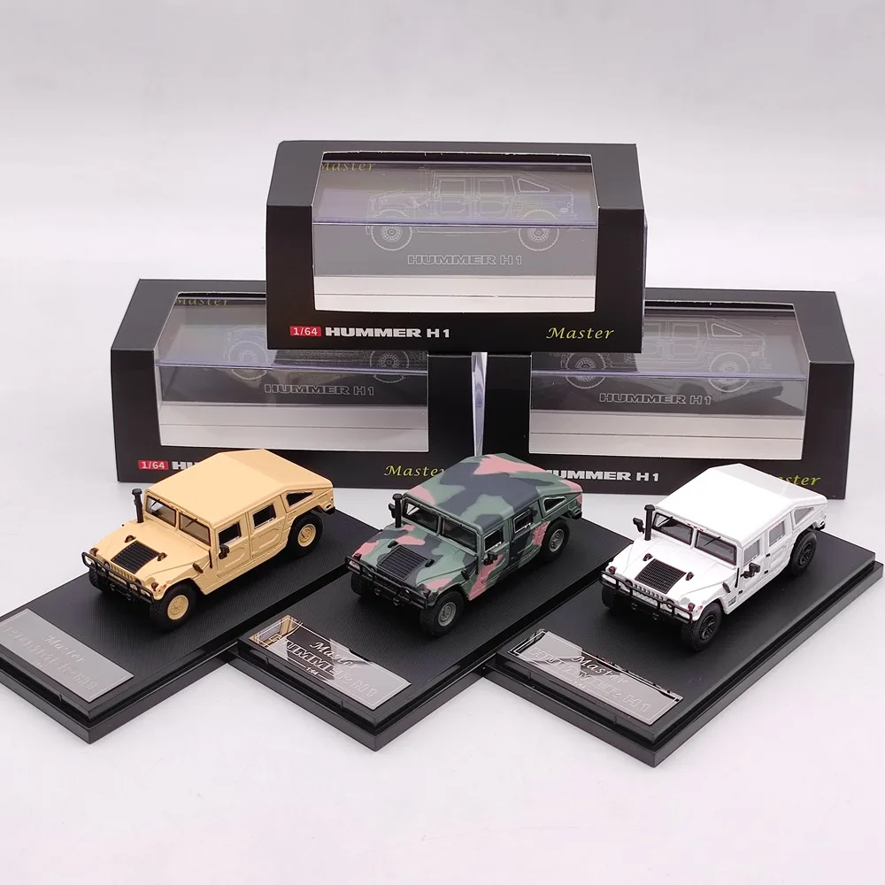 

1:64 Master H1 Pickup Truck Military Diecast Toys Car Models Collection Limited Edition Gifts