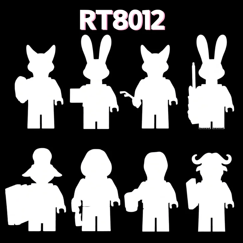 

Фигурки здальных блоков Zootopia RT8012, включает Ник, Джуди, Світанок Беллвинт, Леодор Левсердце, Флэш, Главный Бого, креативный подарок