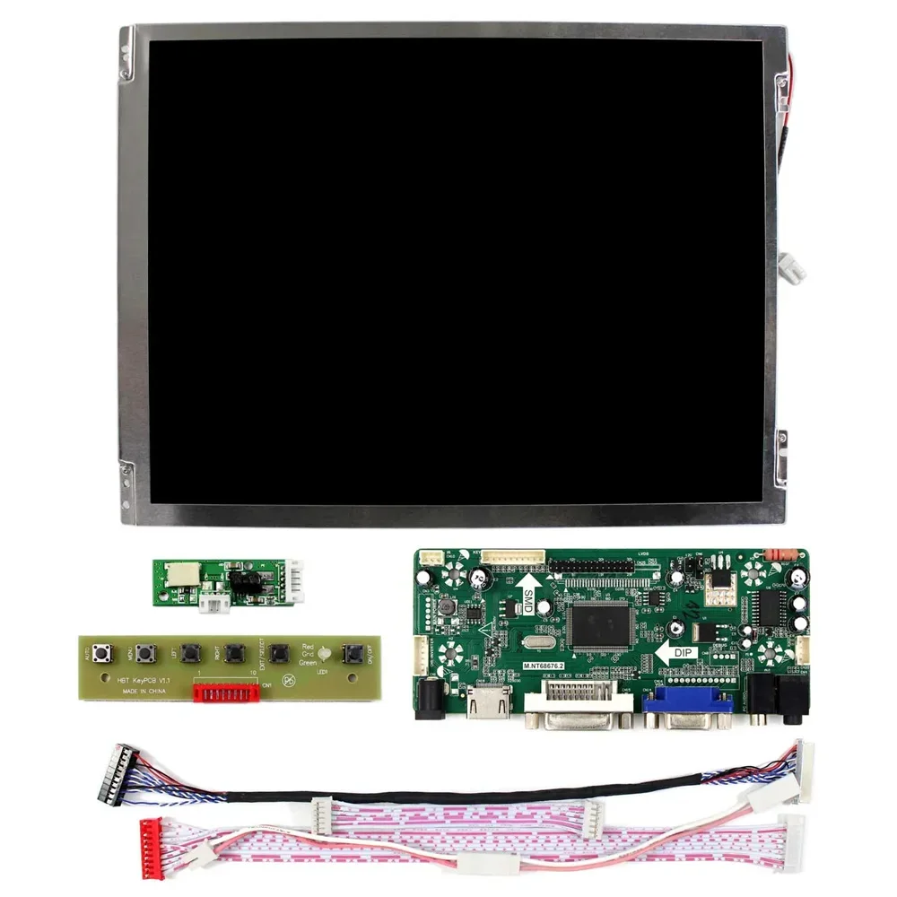 Imagem -02 - Placa do Controlador do Lcd com hd mi Vga Dvi Áudio 10.4in 800x600 Tm104sdh01