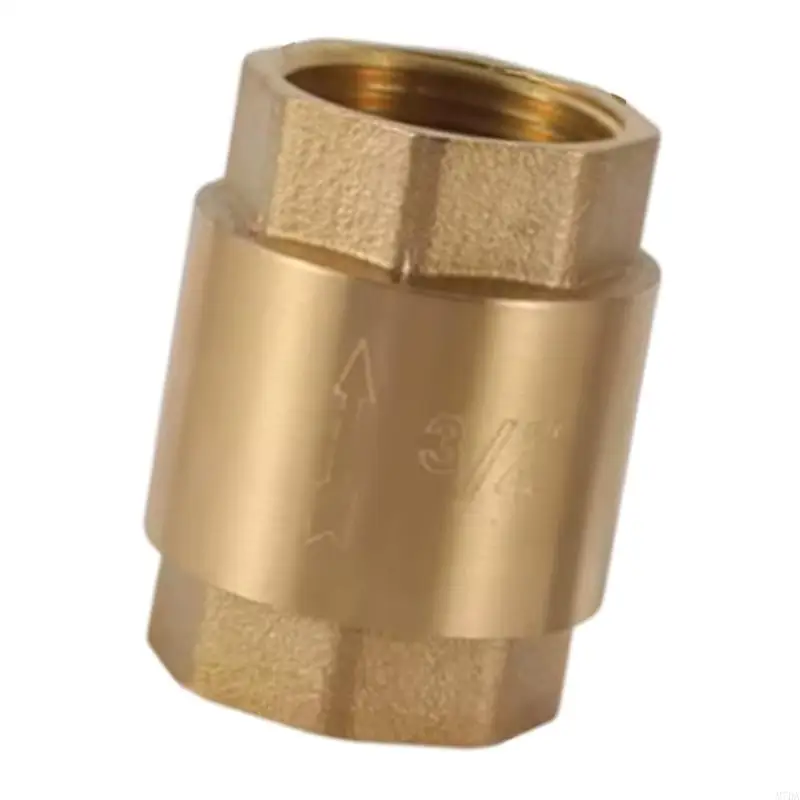 M7DA Brass Female Thread Inline Spring Check Valves Replacement Single Way Connector Water Non Return Valves DN20/DN15