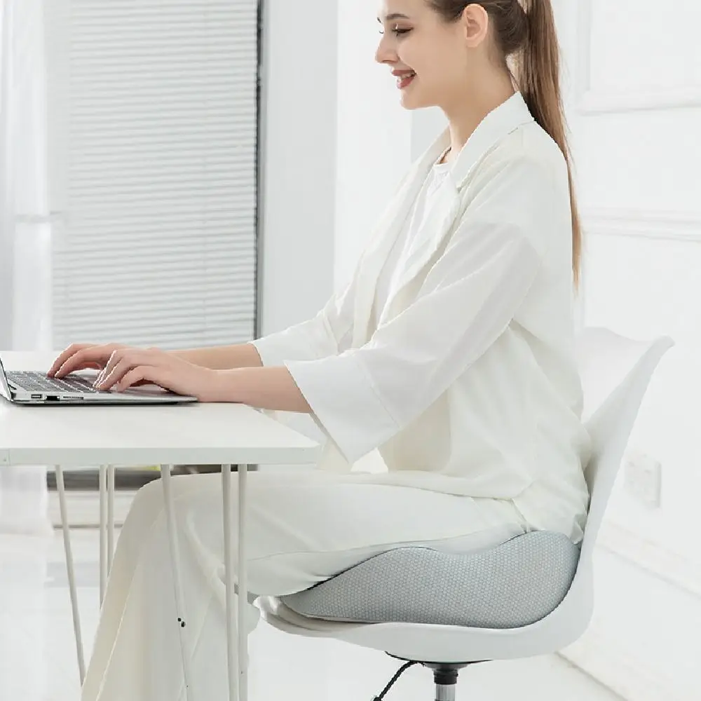 

Ergonomic Hemorrhoid Seat Cushion Slow Rebound Non-slip Sit Bone Relief Seat Cushion Universal Relax Car Seat Cushion