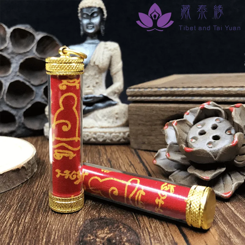 FREE SHIP 2023 Thailand temple RED GOOD LUCK buddha Amulet  exorcise evil spirits Recruit money Bless safety talisman