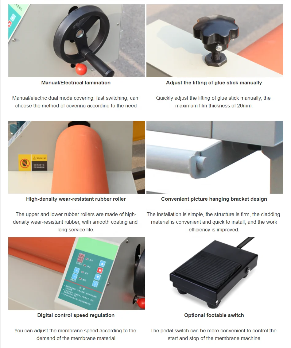 

2025 hot sale Factory Direct Electric Cold Single Sided Press Roll Laminator Machine DTS-650D