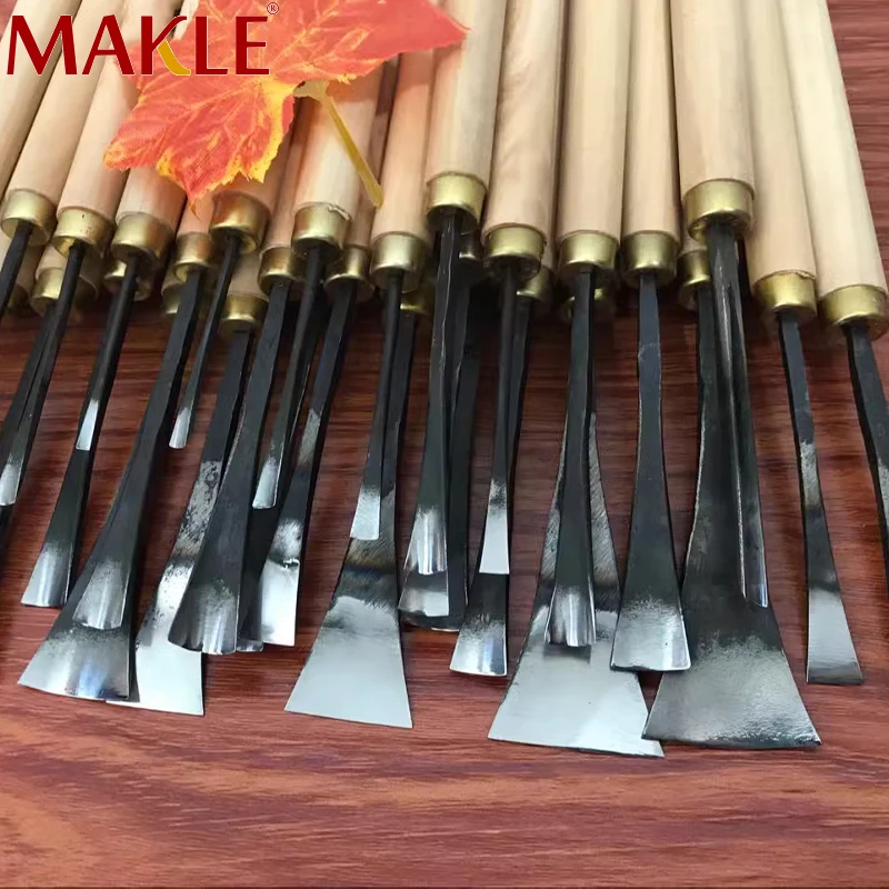 Embossing deep round knife set of 3 woodworking chisels,  carving knives,  brand new, for carving blanks tools