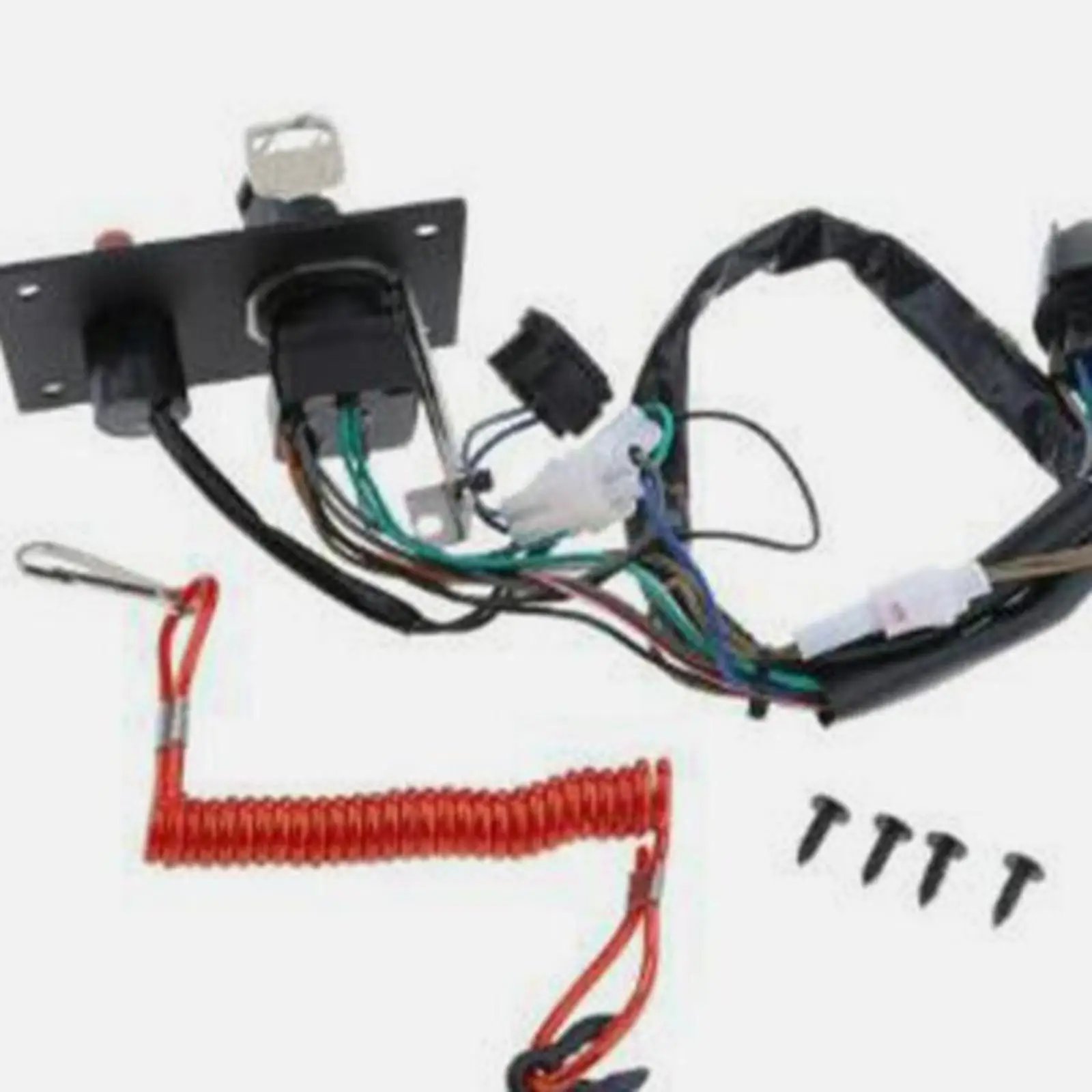 

Outboard Motor Ignition Key Switch Panel Assembly Black ABS for Suzuki 37100-96J24 Compact Design