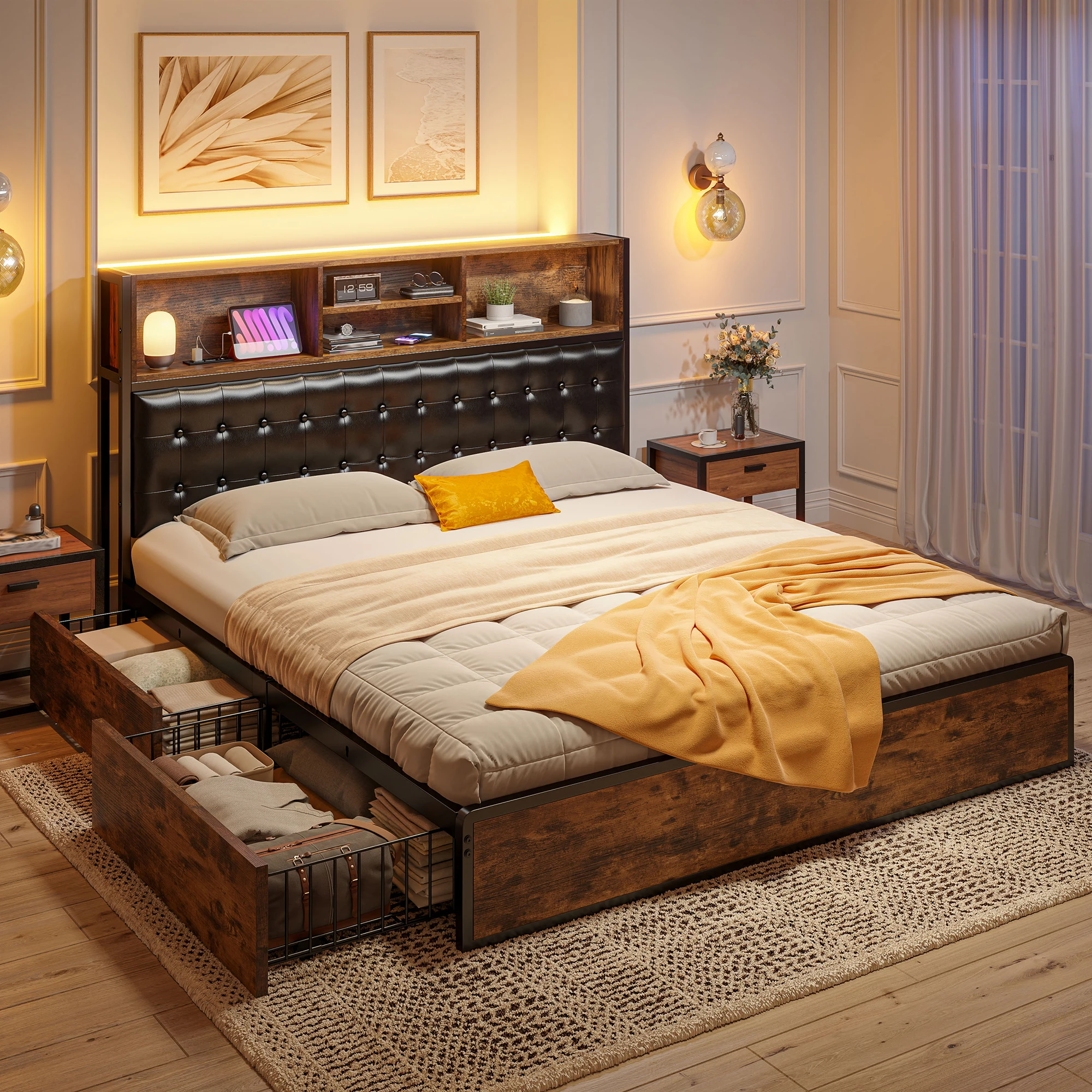 Thumbnail 3 - #12 Storage Bed Frames Sale