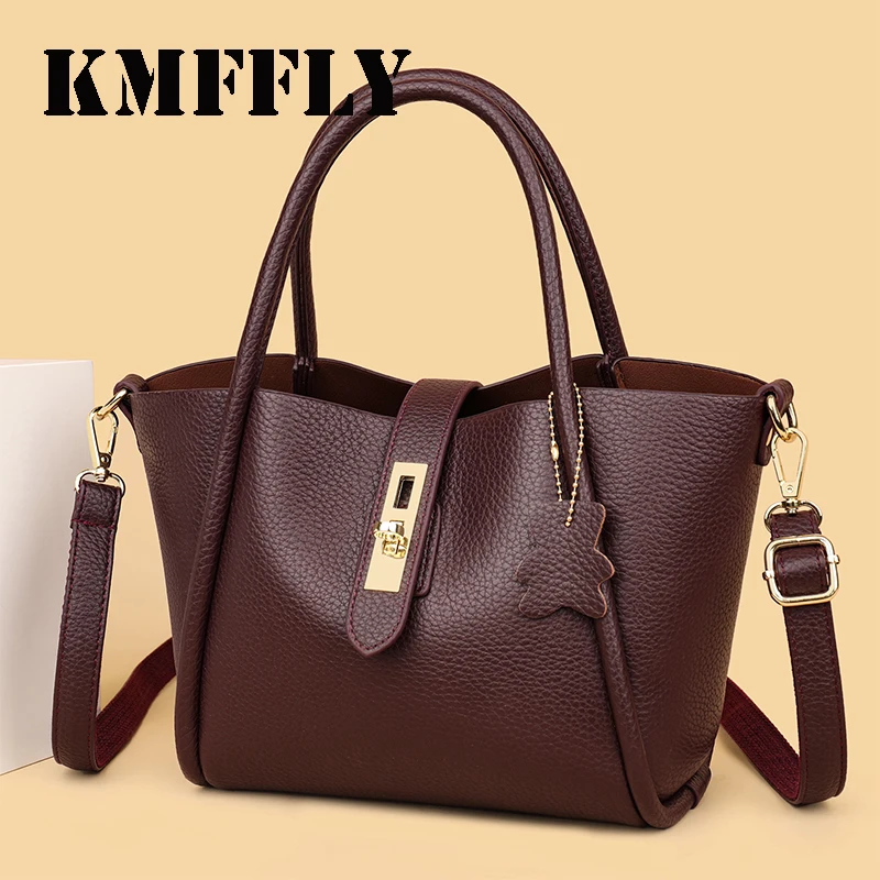 

New Luxury PU Leather Handbags for Women Designer Shoulder Bags Crossbody Tote Casual Satchel Trendy Purses Capacity Travel Work