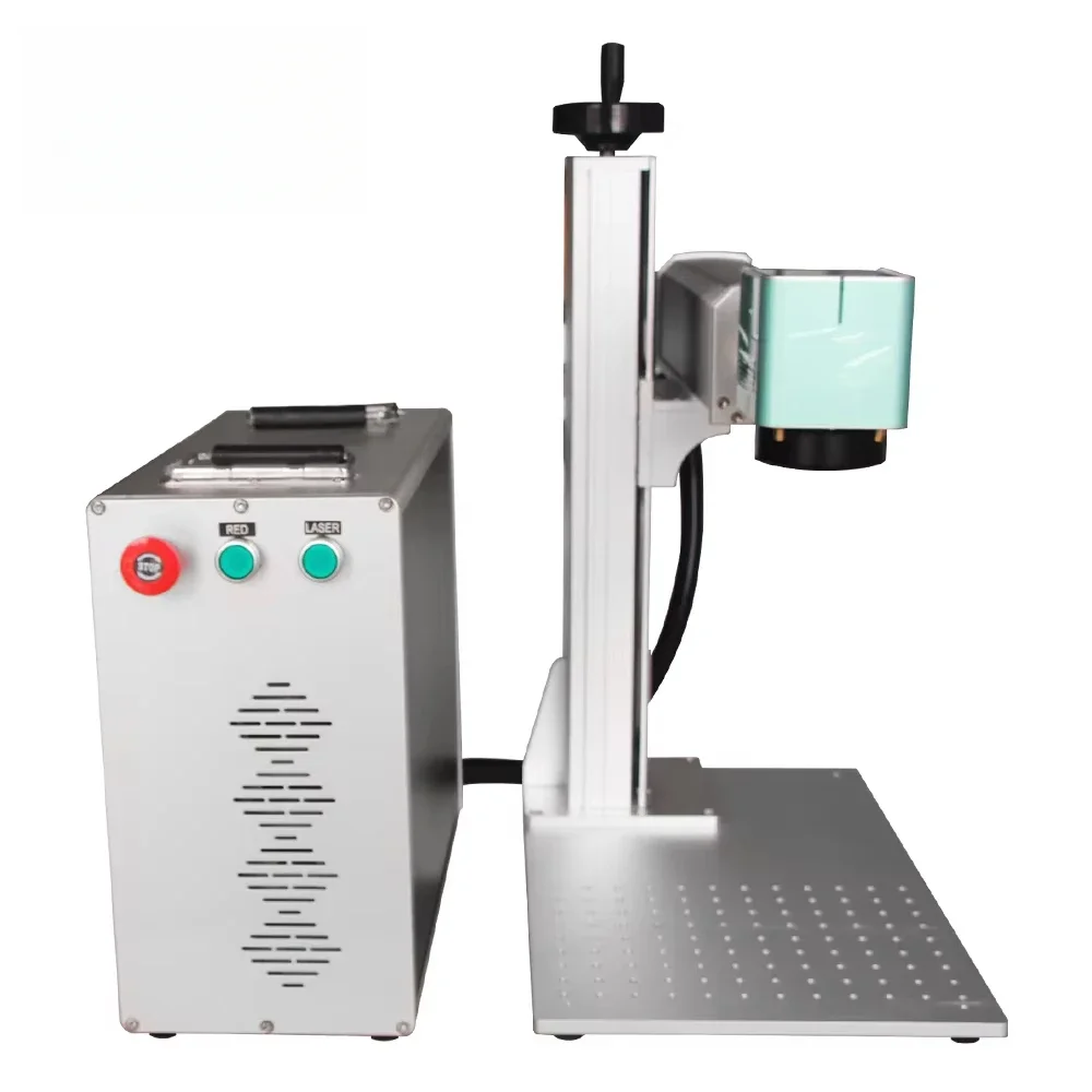 Competitive Price Enclosed Model 20w 50w Mini Fiber Laser Marking Engraver Machine For Jewelry Gold Reliable products