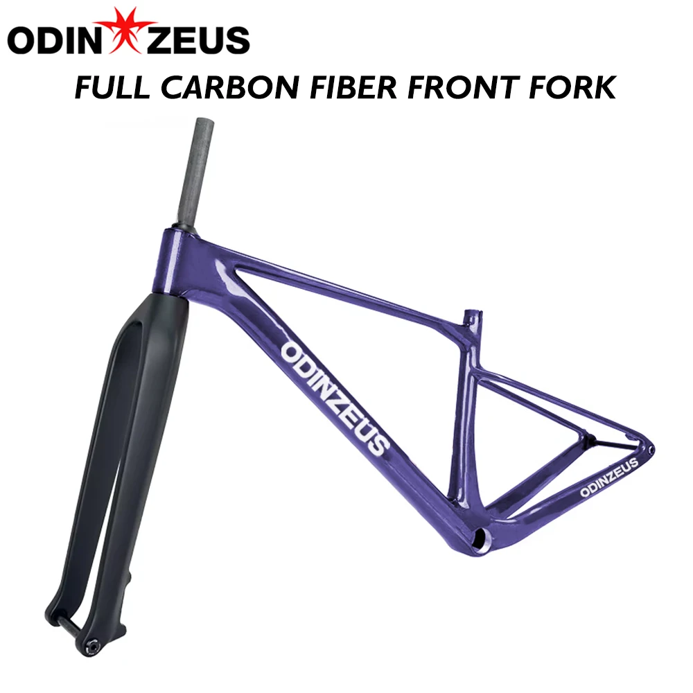 

ODINZEUS carbon fiber fork, MTB Boost fork, conical rigid fork, disc brakes,110×15mm thru-axle,26"/27.5"/29" inches，black matte