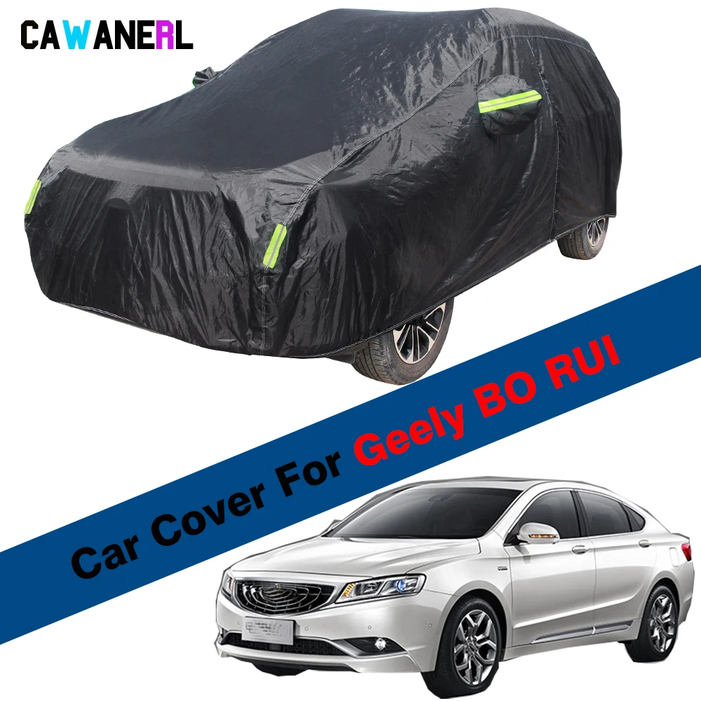 Full Car Cover Auto Waterproof Summer Anti-UV Sun Shade Winter Snow Rain Dust Protect Cover For Emgrand GT Geely BO RUI Borui