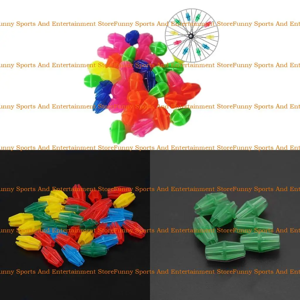 

C4DE Bikes Spokes Beads Part Bikes Clip Beads Clip Wheel Spokes Decors