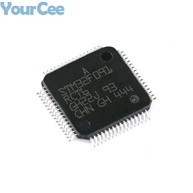 5pcs/1pc STM32F091RCT6 LQFP-64 STM32F091 STM32 Cortex-M0 32-bit Microcontroller-MCU IC Chip Integrated Circuit