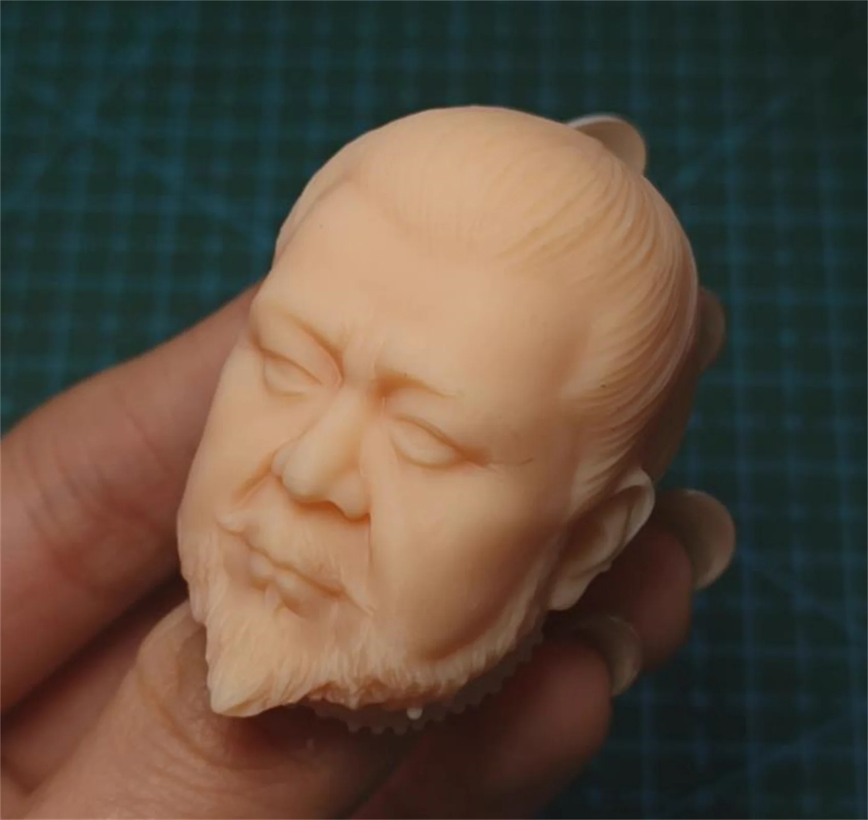 Head Sculpt Di ren  Jie 1/6 Scale Movie Actor Ancient  Model Soldier 3D Unpaint  Carving Anime  Fit 12'' Inch Action Figure Toys