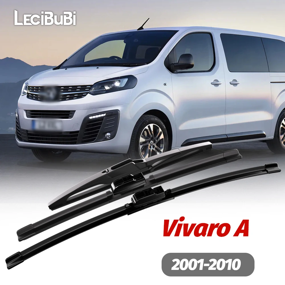 

1set Front & Rear Windshield Wiper Blades Windscreen Wipers For Opel Vivaro A 2001-2010 2002 2003 2004 2005 2006 Accessories