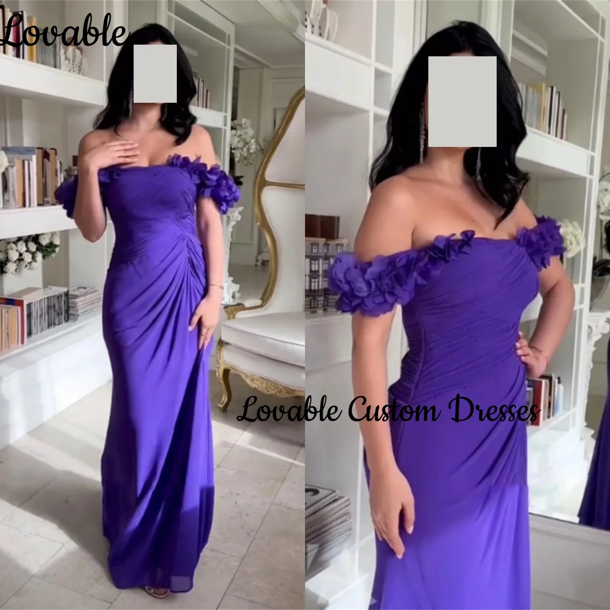 

Роскошные вечерние платья трапециевидной формы с рюшами и открытыми плечами длиной до пола, шифоновые элегантные и красивые женские платья на молнии