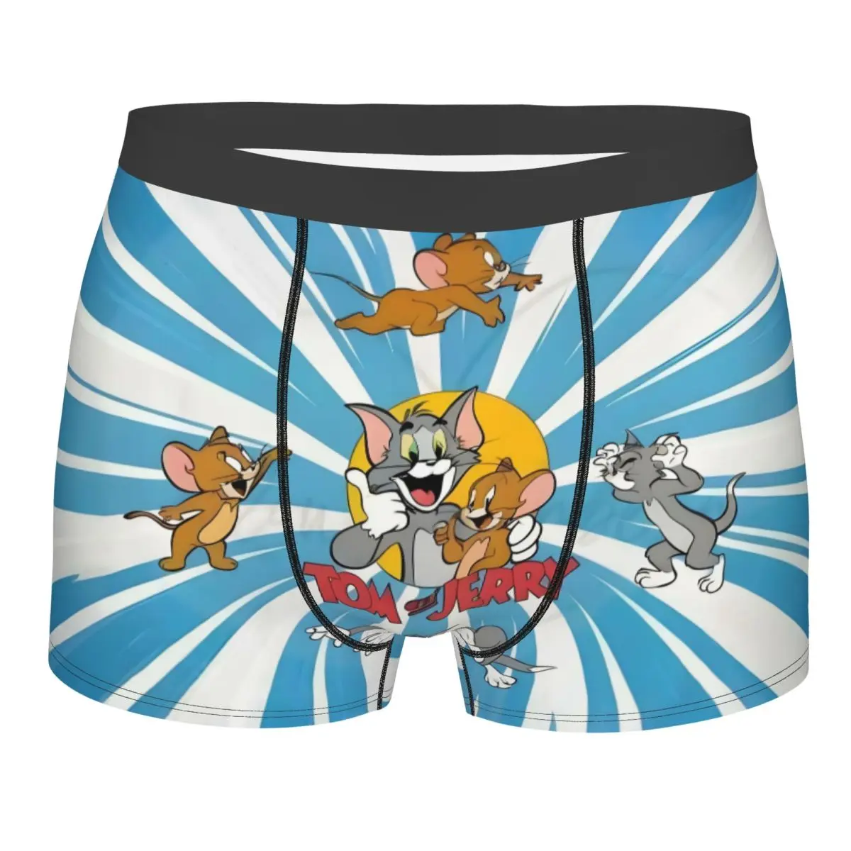 

Custom Tom & Jerry Tumbler Wrap Boxers Shorts Mens Anime Disney Kawaii Cartoon Briefs Underwear Cool Underpants
