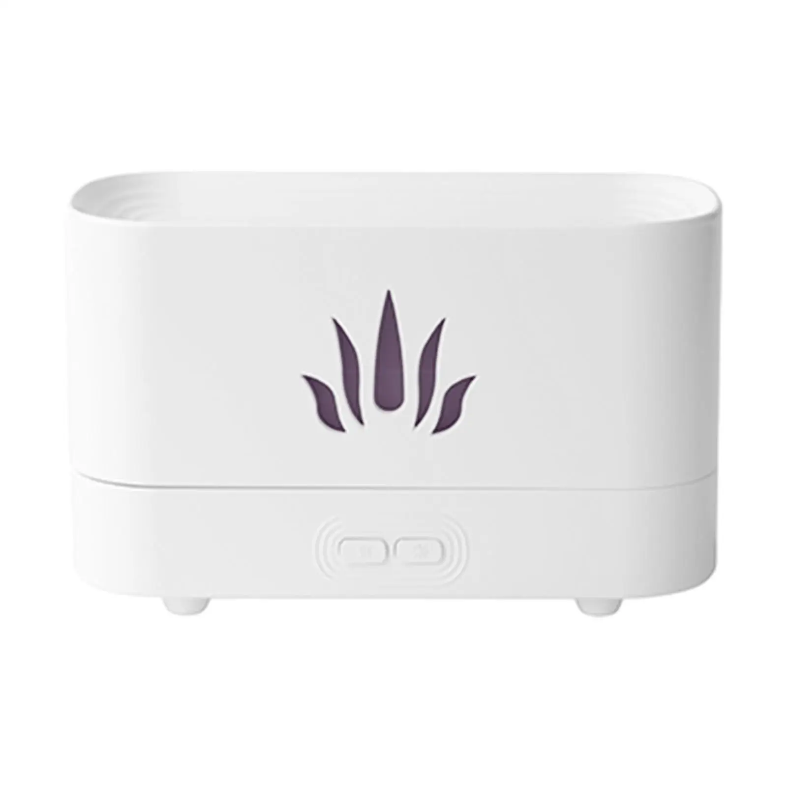 불꽃 아로마 디퓨저 차단 보호 다채로운 야간 조명 데스크탑 가습기, 거실 탁상 사무실 요가 홈 데코