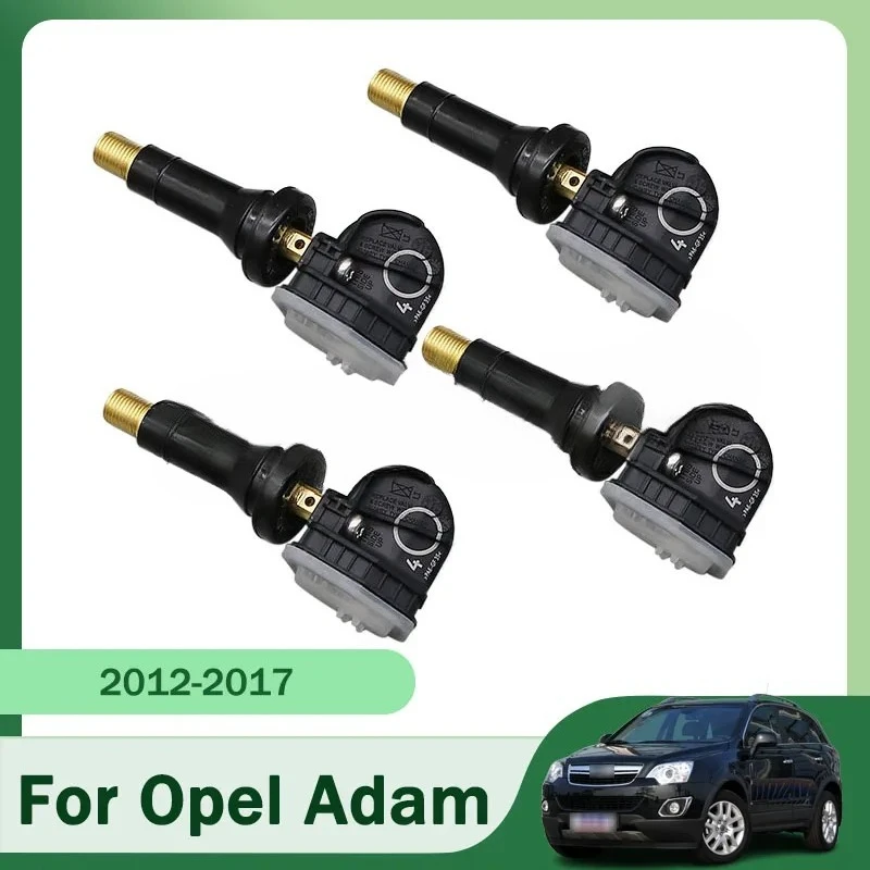 

TPMS Sensors 4pcs 13506028 For Opel Adam Ampera Antara Astra J K Corsa D E Insignia Meriva B Mokka Tyre Pressure Sensor 433Mhz