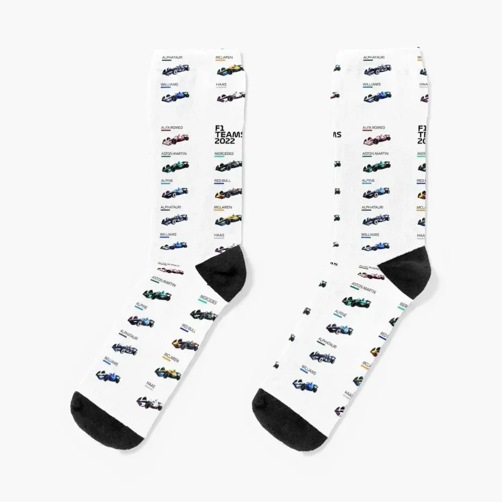 

F1 Cars 2022 Socks floor golf snow Women Socks Men's