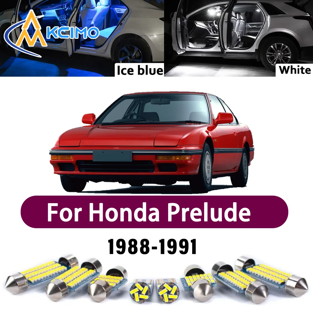 

Error Free LED Interior Light Kit for Honda Prelude 1988-1991 Premium Bright Dome Trunk Mirror Reading Lamps Canbus