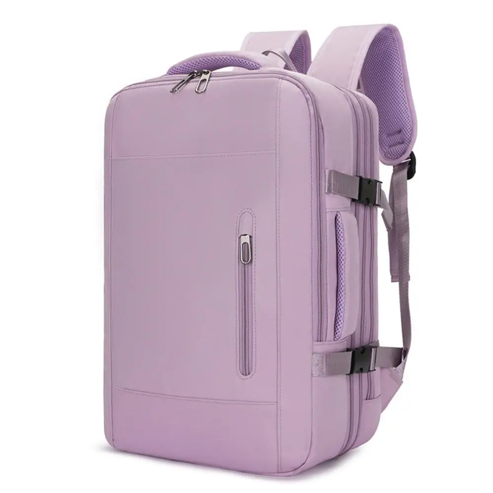 

40L Large Capacity Travel Backpack Oxford Shoe Pouch Carry On Backpack with USB Charging Port Waterproof Laptop Backpack