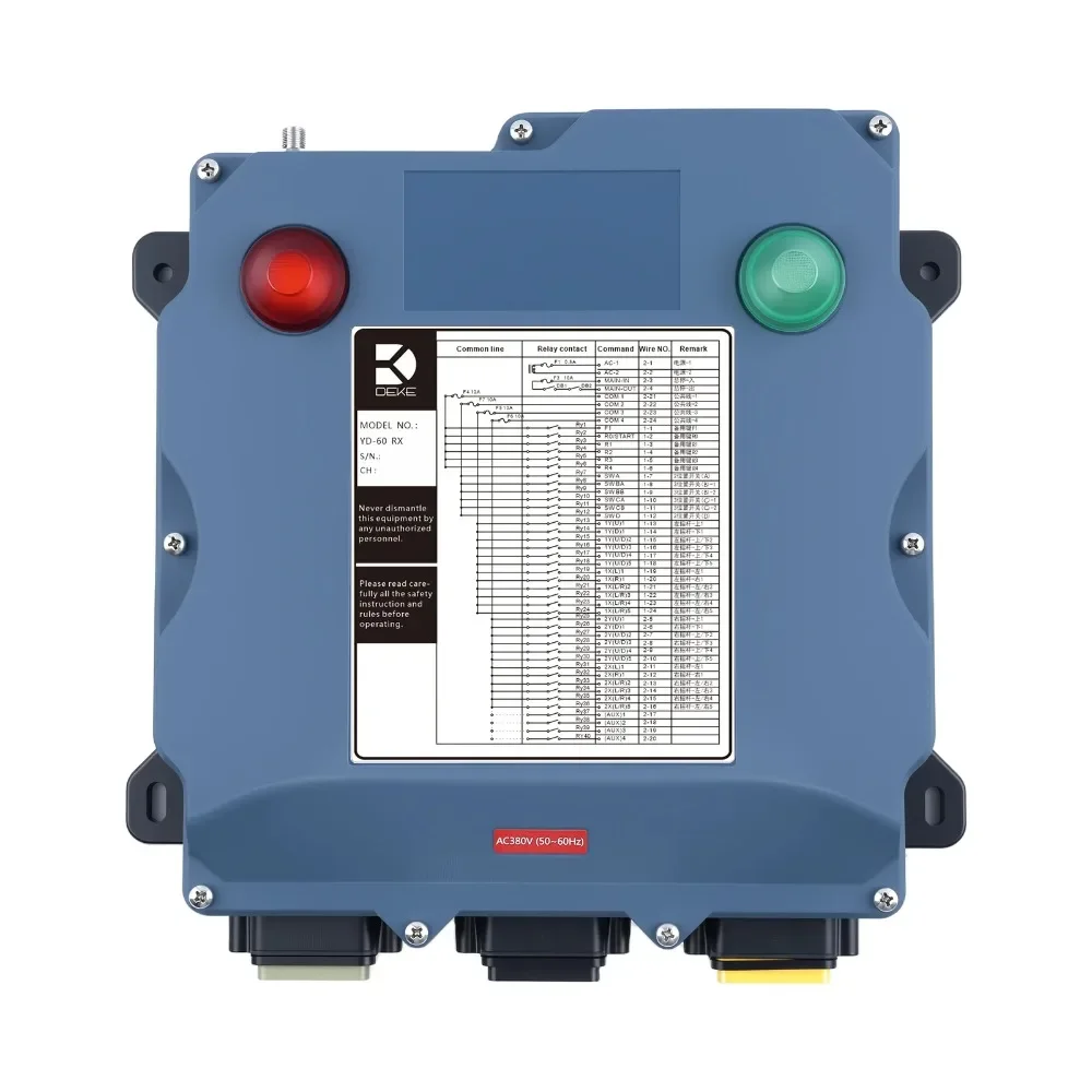 Tower crane Industrial radio joystick remote control of crane remote transmitter and receiver YD-60