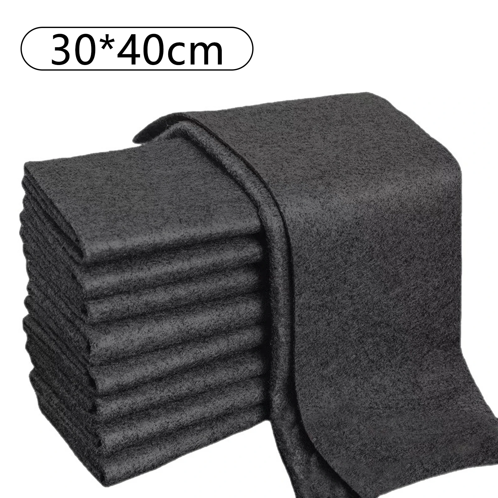 10pcs Household Microfiber Cleaning Cloth Quick Drying without Leaving Marks Towel for Tableware Household Cleaning