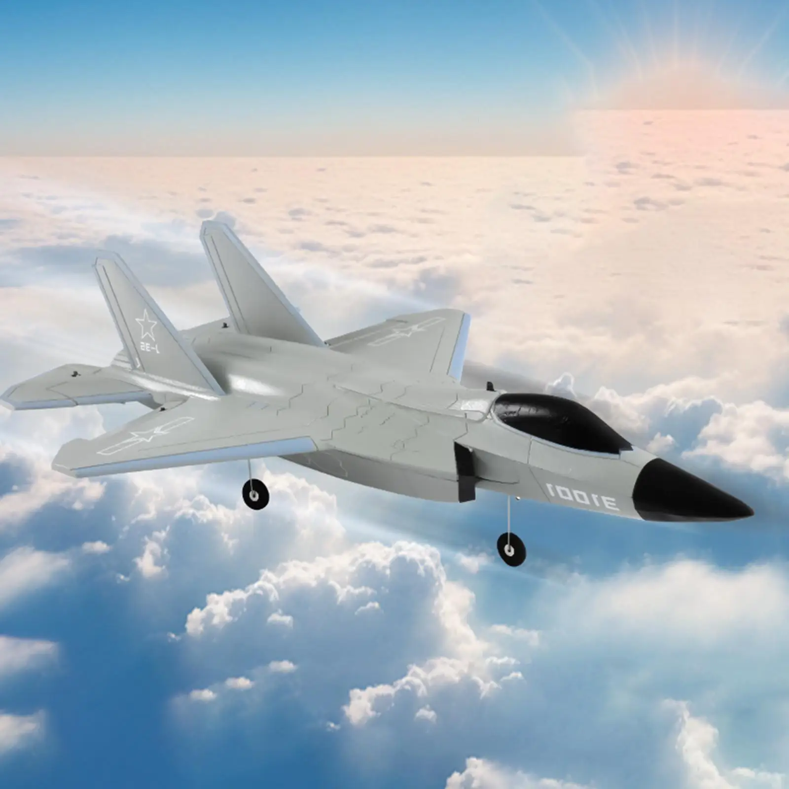 RC Plane Aircraft Brushless Anti Collision Duct Brushless Motor Aircraft Model Toy Fixed Wing Aircraft Boys Girls Adults