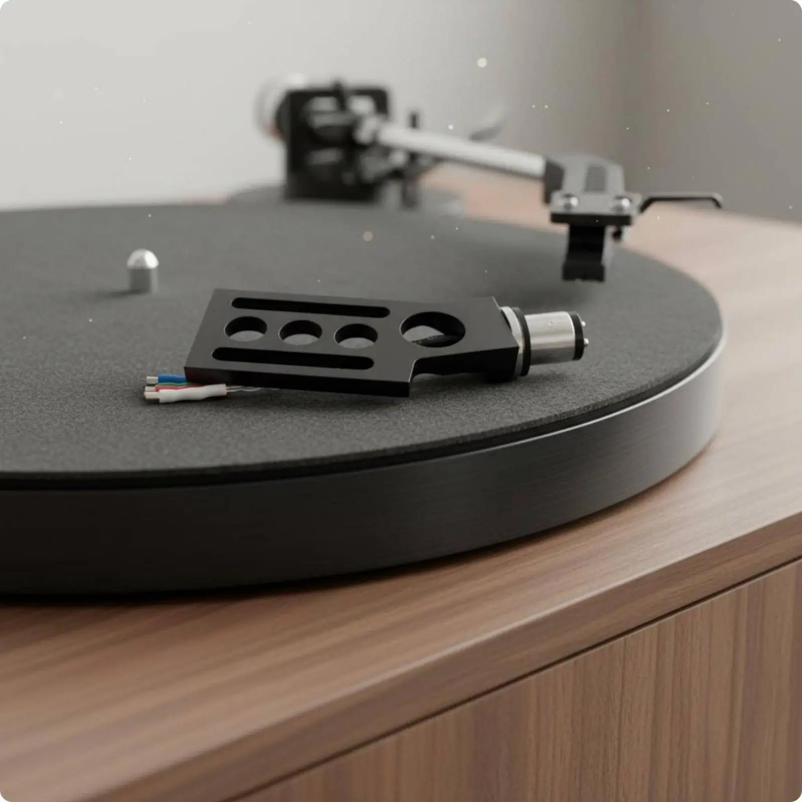 Turntable Headshell Mount Magnetic Nonmagnetic Turntable Headshell High-Fidelity