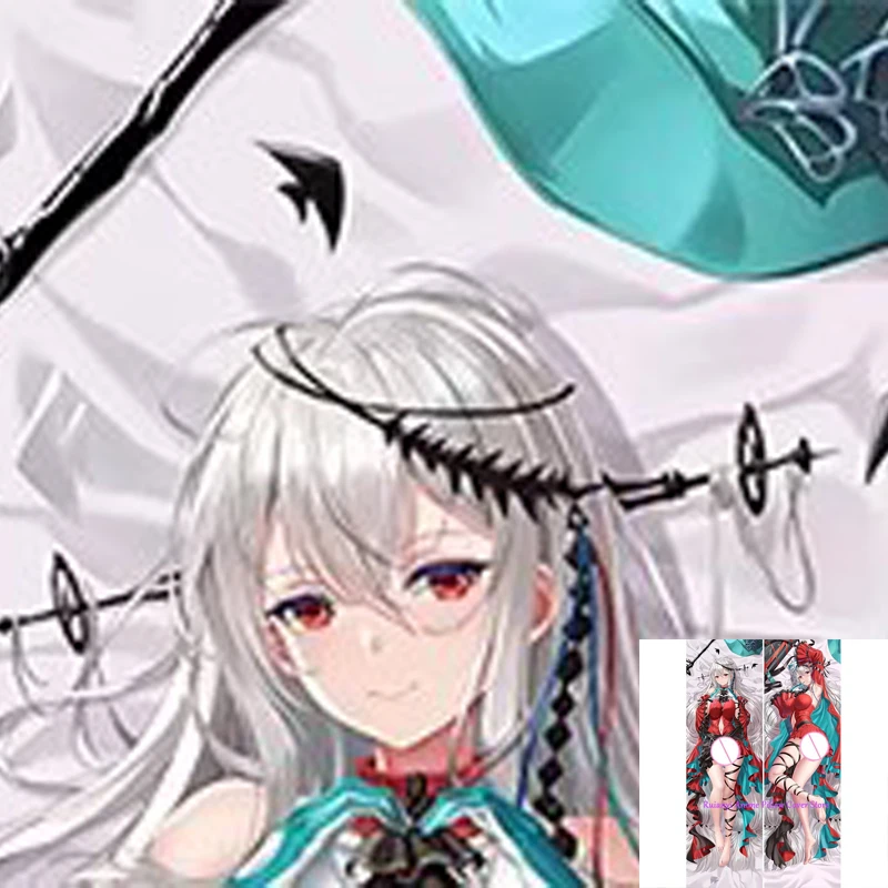 

Dakimakura Anime Skadi Double-sided Pillow Cover Print Life-size body pillows cover Adult pillowcase 2024