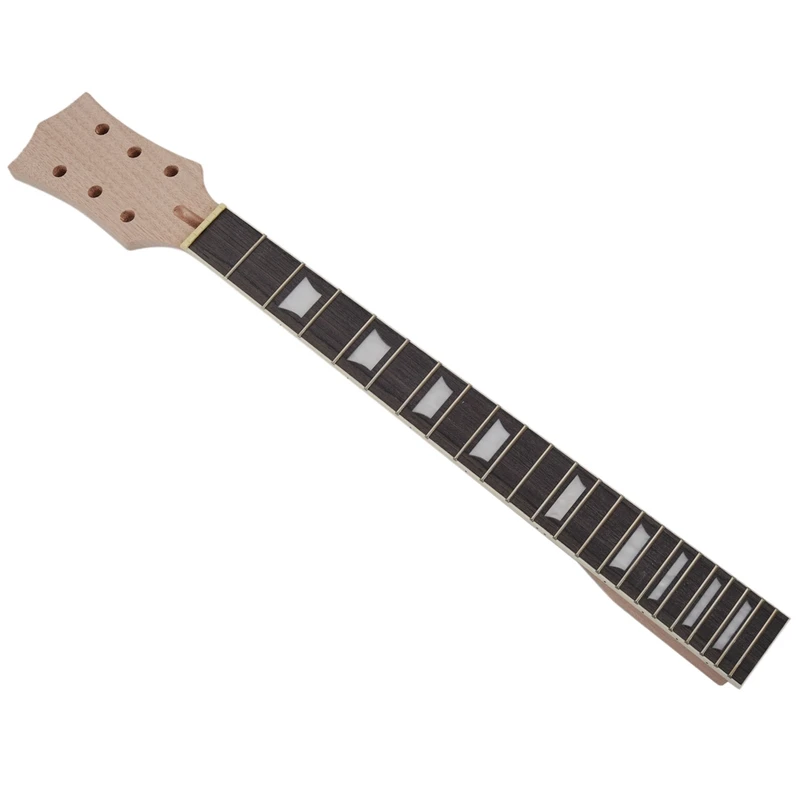 

A57T 22 Fret Lp Guitar Neck Mahogany Rosewood Fingerboard Sector and Binding Inlay for Lp Electric Guitar Neck Replacement