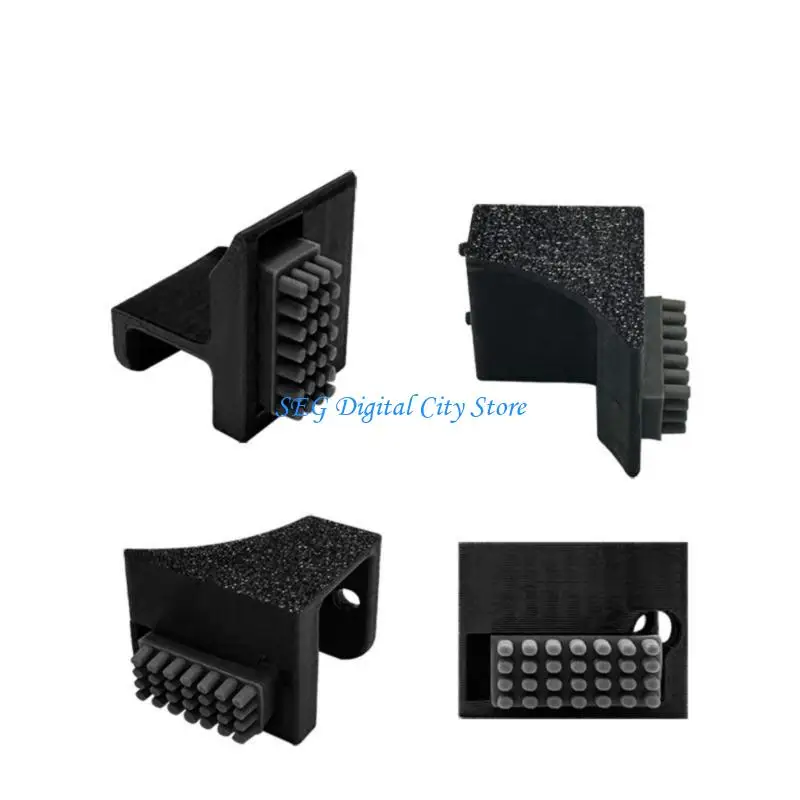 

U75B 1/2Pcs Silicone Brush Wiper Silicone Brush Nozzle 3D Printer Nozzle Cleaner Tool