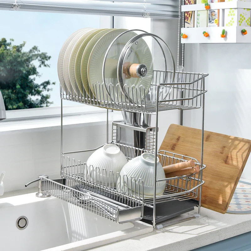 double-layer-stainless-steel-sink-drain-basket-kitchen-dish-drainer-rack-dishwasher-safe-utensil-storage-organizer