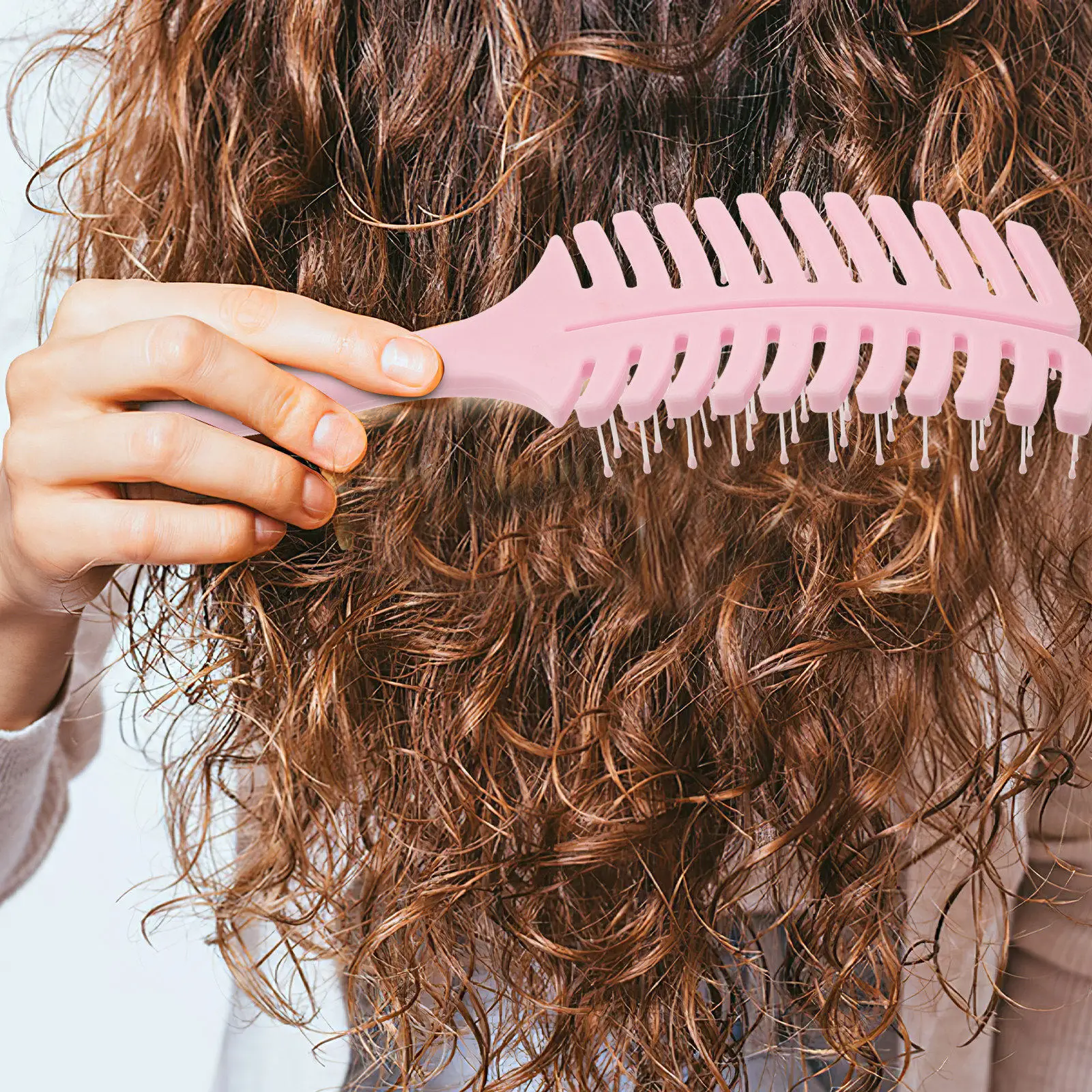 

Hairdressing Comb Curved Brushes for Women Massage Detangler Combs Styling Teasing Womens