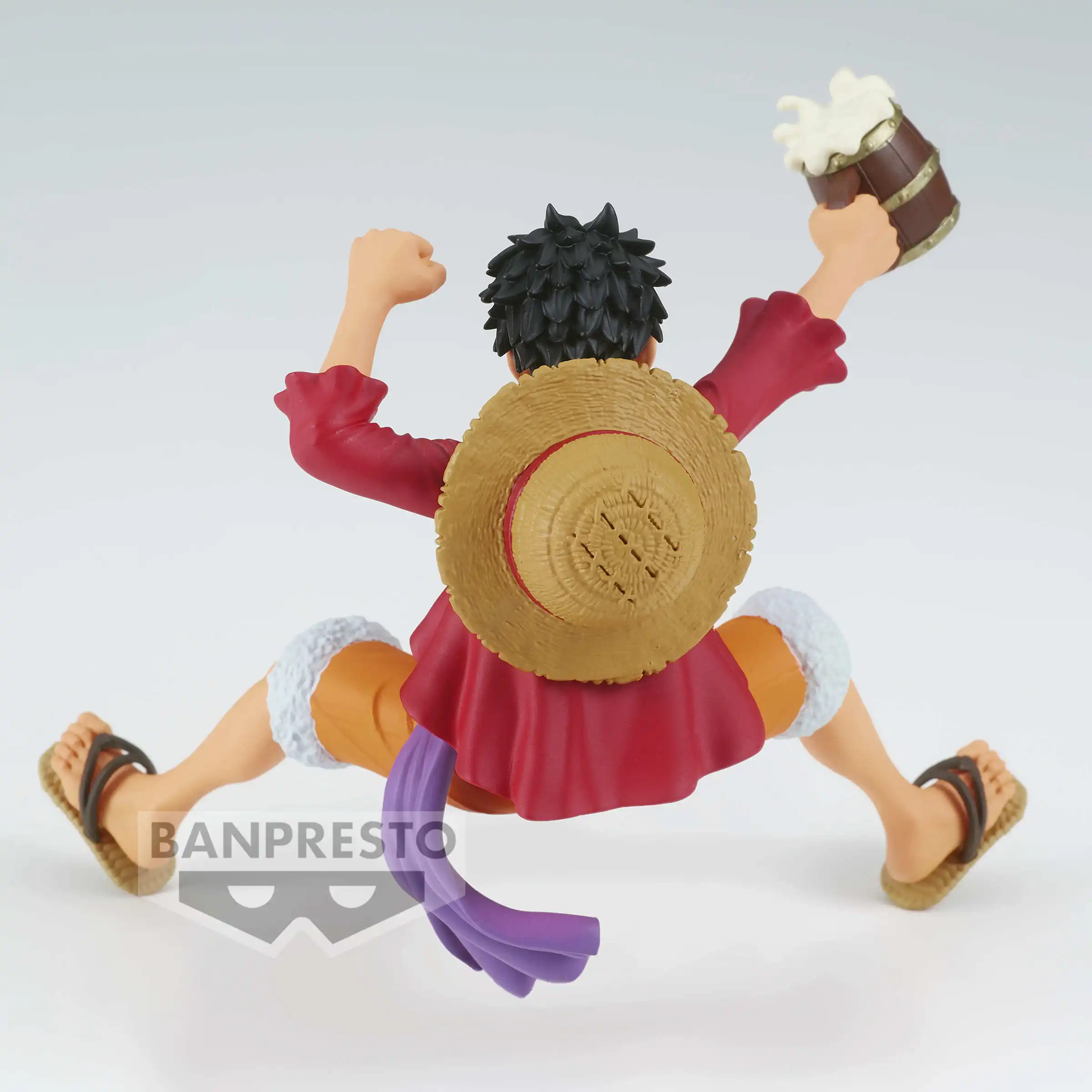 Bandai Glasses Factory One Piece Animation Partners Have A Banquet Banquet Luffy Moving Hand Tabletop Decoration Birthday Gift