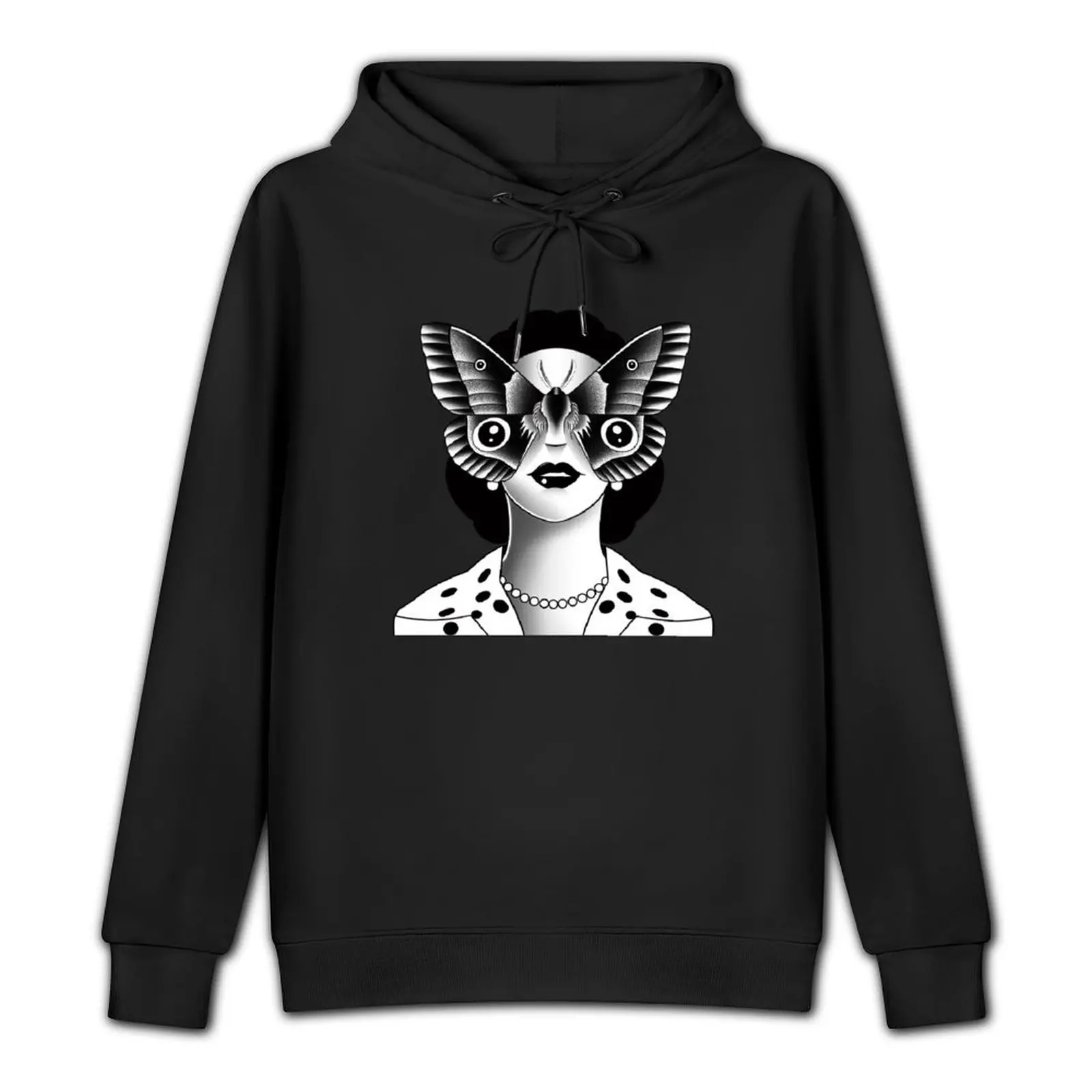 Moth Head! Pullover Hoodie japanese style anime hoodie