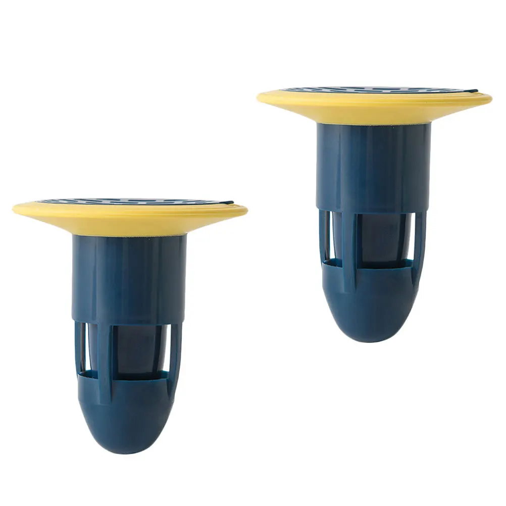 

2Pcs Premium Anti-Odor Floor Drain Core Durable Practical Easy Clean Rapid Water Drainage for Kitchen Bathroom Blue